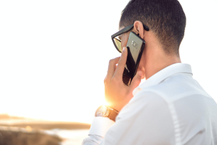 calling with nature background