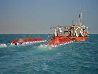 boat offshore survey seismic